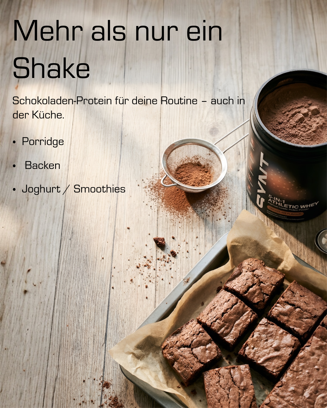 SYNT 5-in-1 Athletic Whey Schokolade