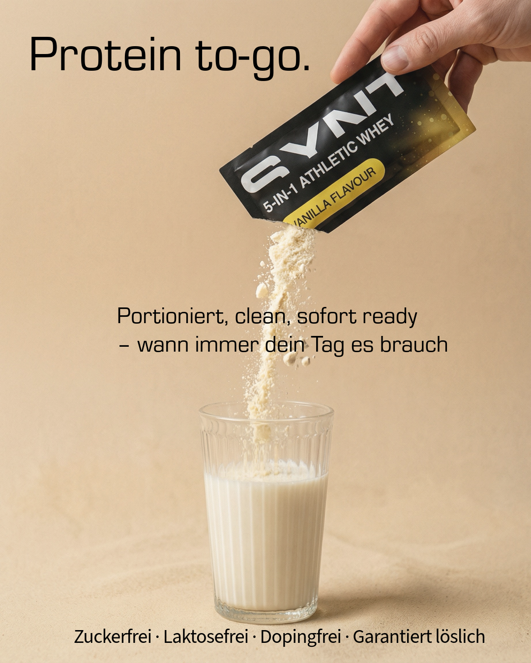 SYNT 5-in-1 Athletic Whey Vanille Sachets