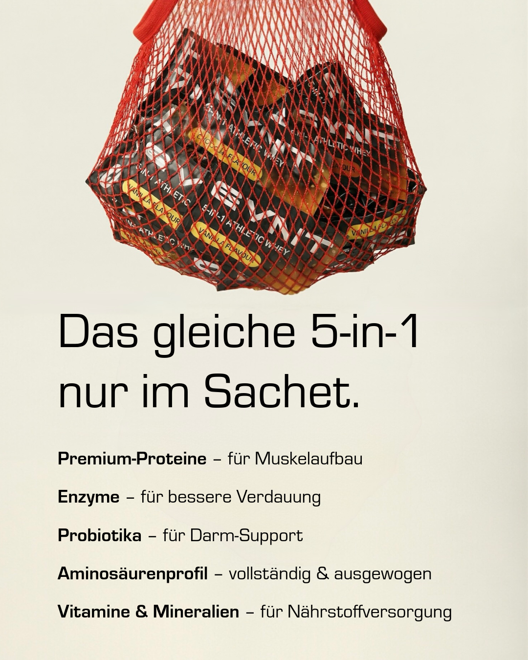 SYNT 5-in-1 Athletic Whey Vanille Sachets